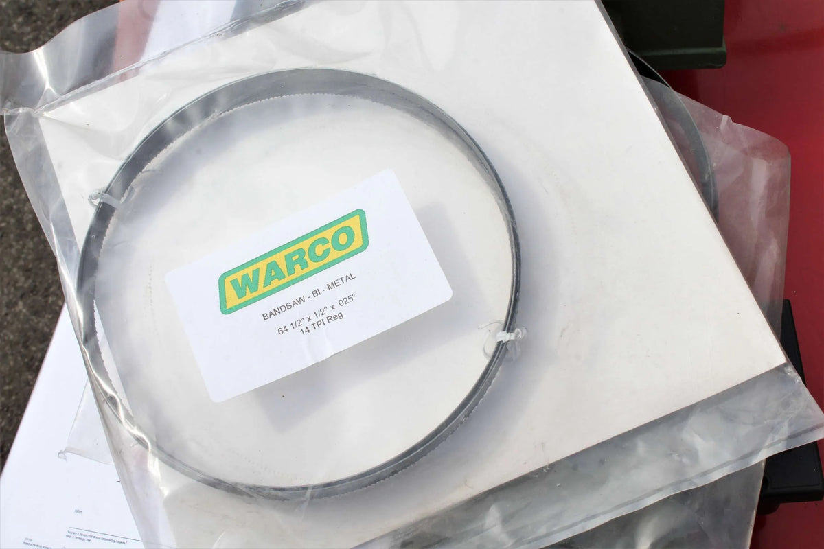 Warco bandsaw with trolley
