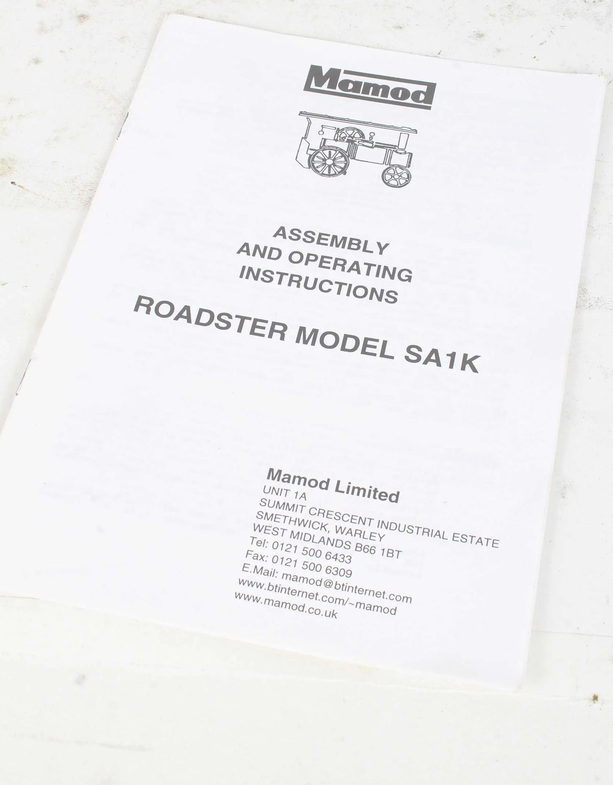 Mamod Roadster