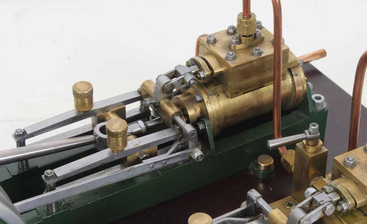 Large horizontal twin mill engine
