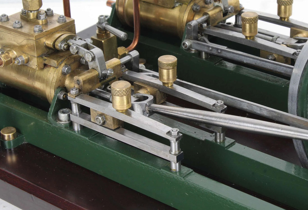 Large horizontal twin mill engine