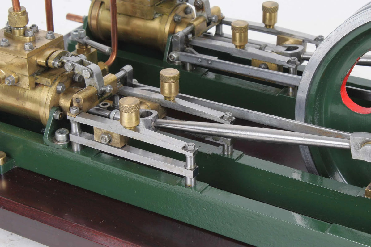 Large horizontal twin mill engine