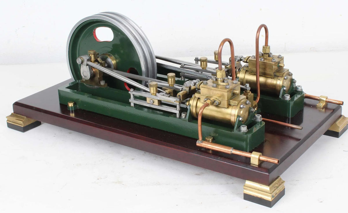 Large horizontal twin mill engine