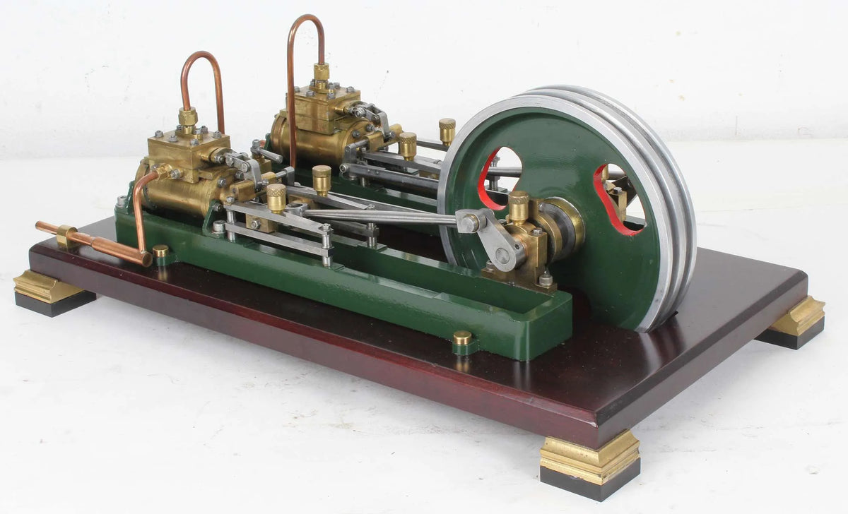Large horizontal twin mill engine