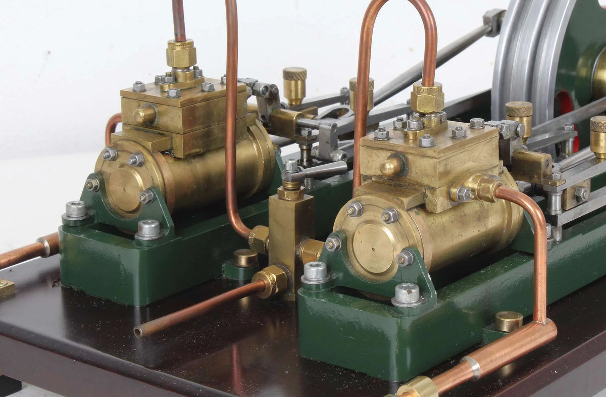 Large horizontal twin mill engine
