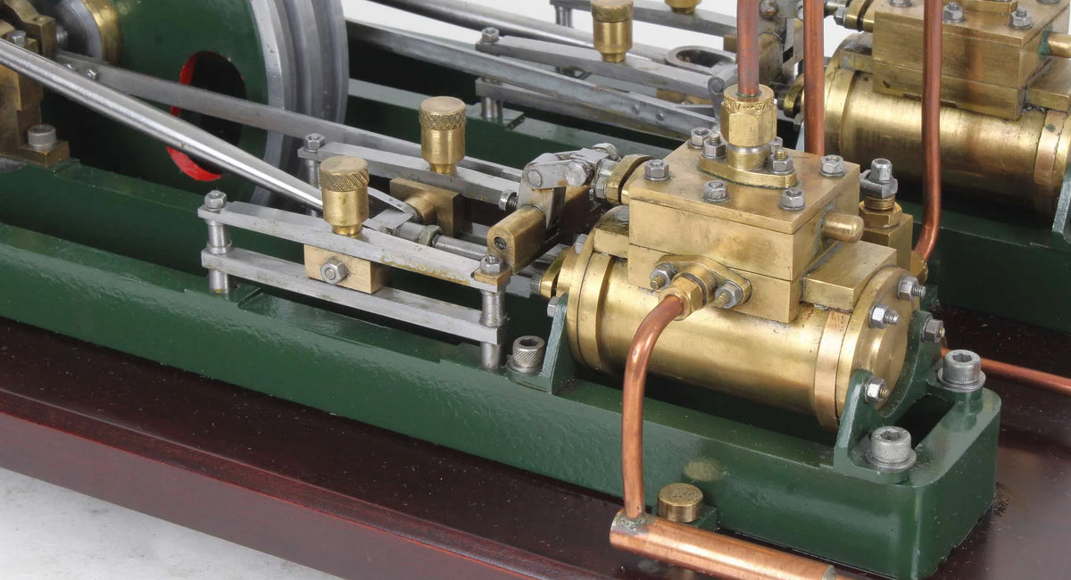 Large horizontal twin mill engine