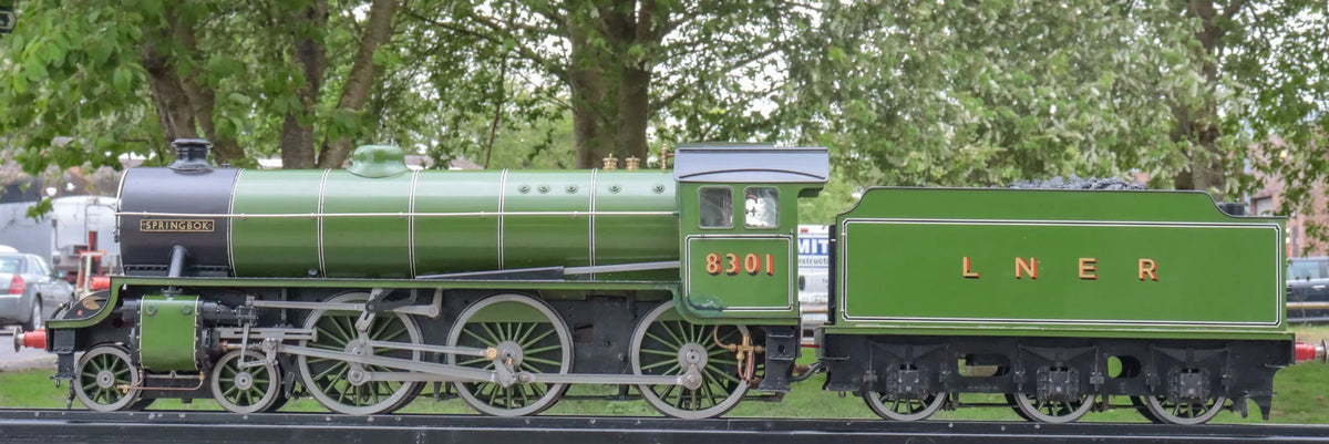5 inch gauge LNER B1 4-6-0 'Springbok'