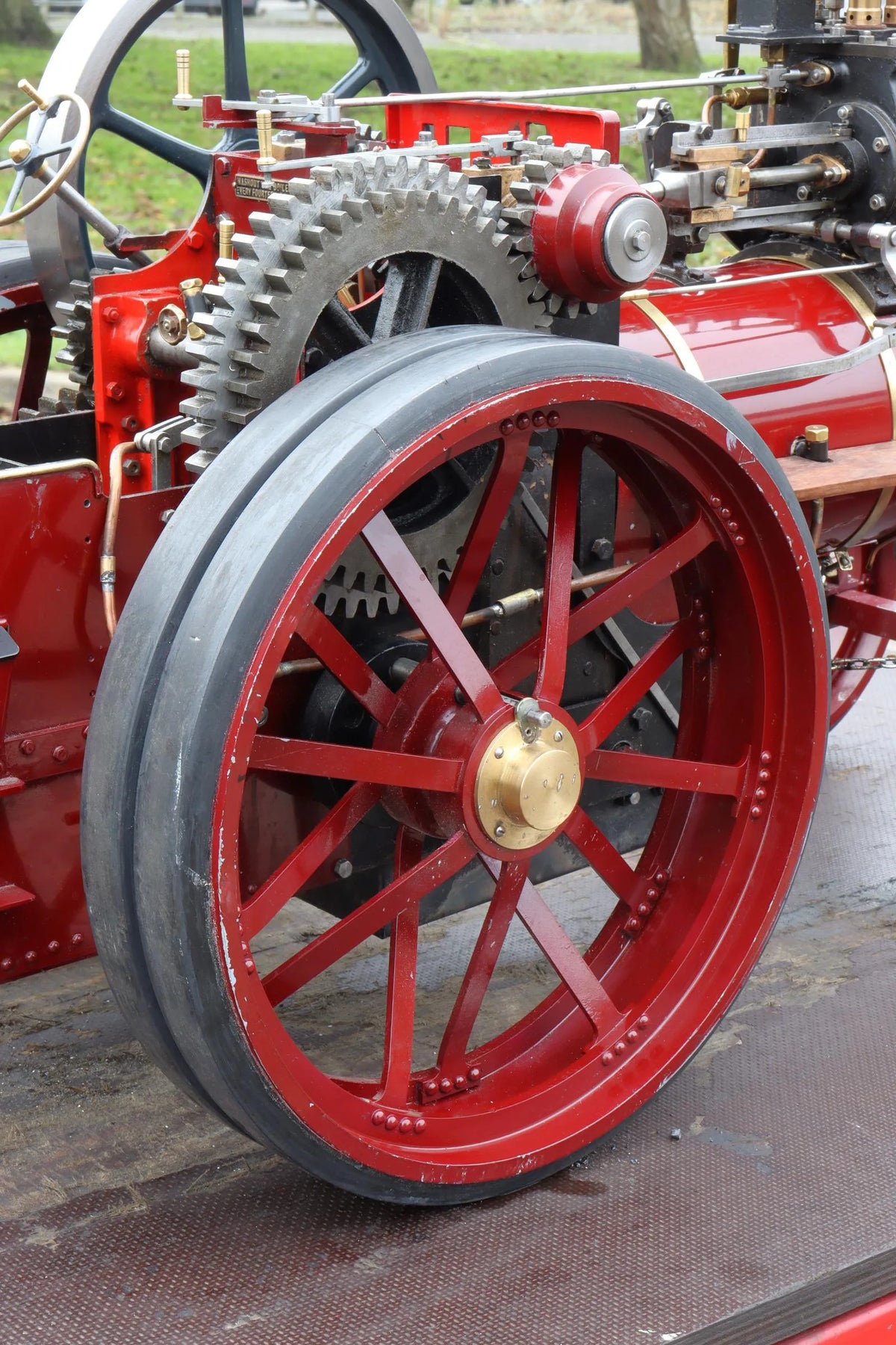 2 inch scale Durham & North Yorkshire Traction Engine