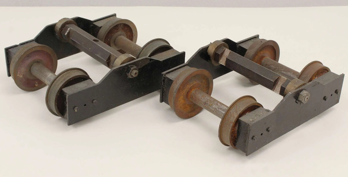 Pair 3 1/2 inch gauge bogies