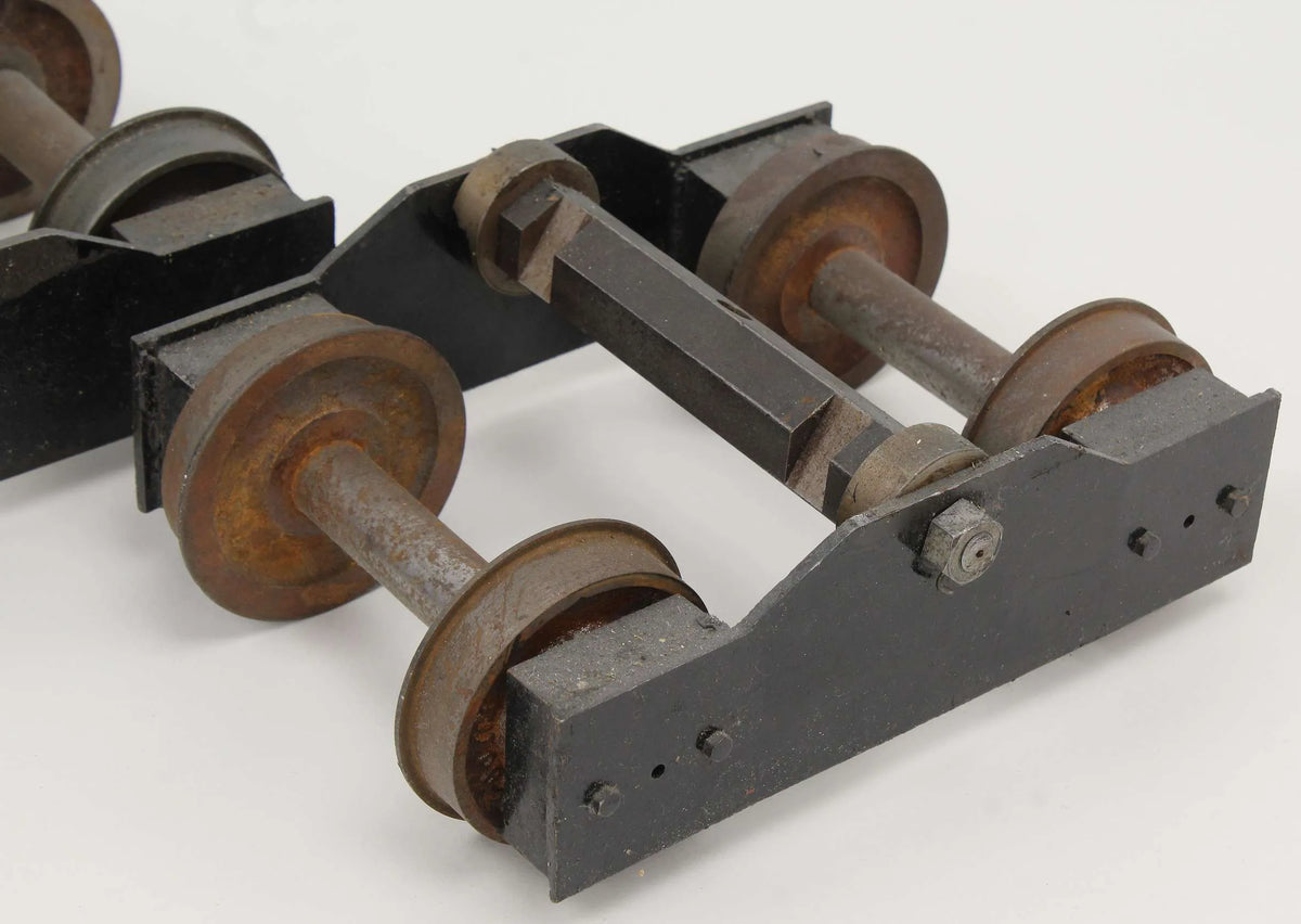 Pair 3 1/2 inch gauge bogies