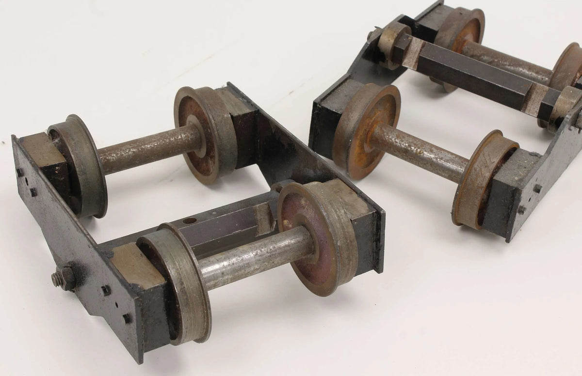 Pair 3 1/2 inch gauge bogies