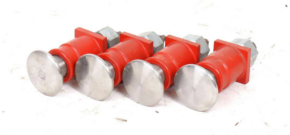 Two pairs of 5 inch gauge buffers