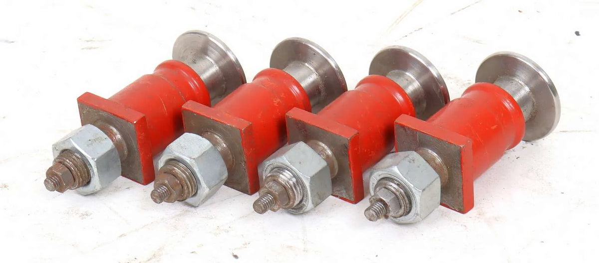 Two pairs of 5 inch gauge buffers