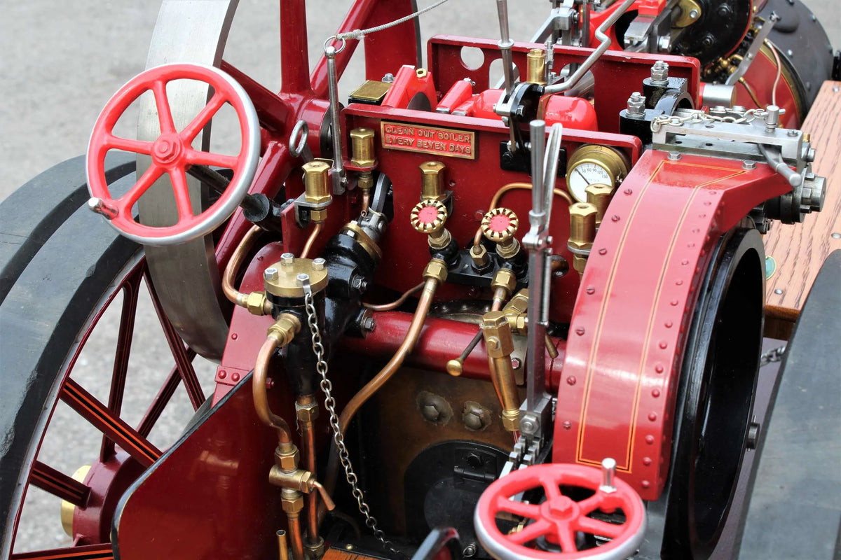 3 inch scale Burrell 6nhp agricultural engine with driving truck