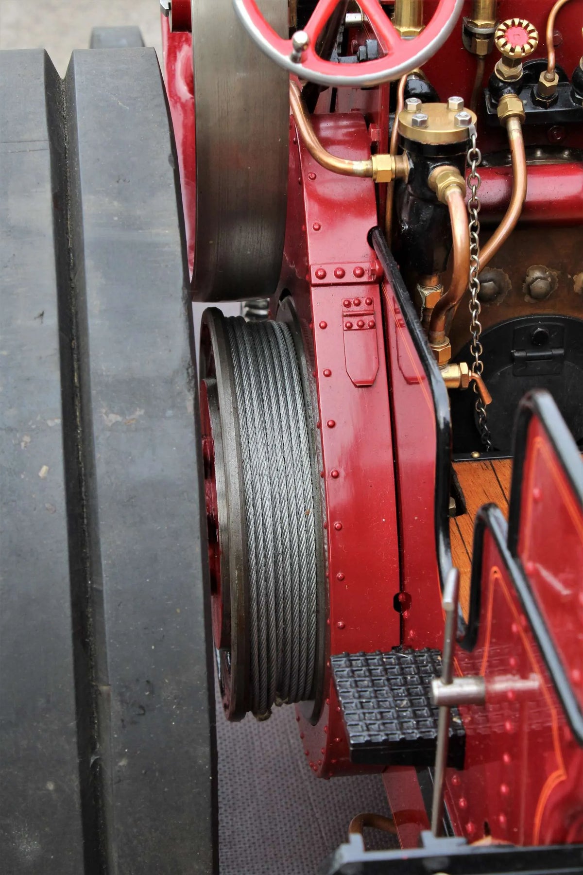 3 inch scale Burrell 6nhp agricultural engine with driving truck