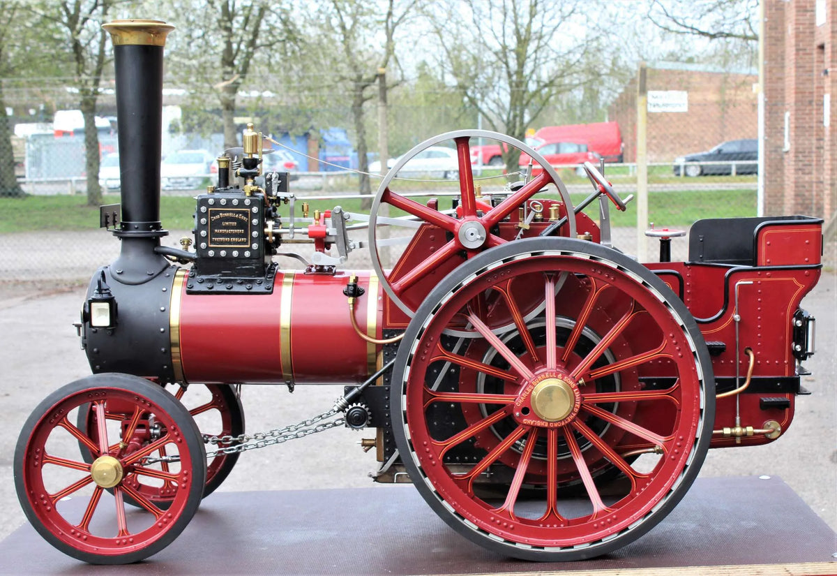 3 inch scale Burrell 6nhp agricultural engine with driving truck