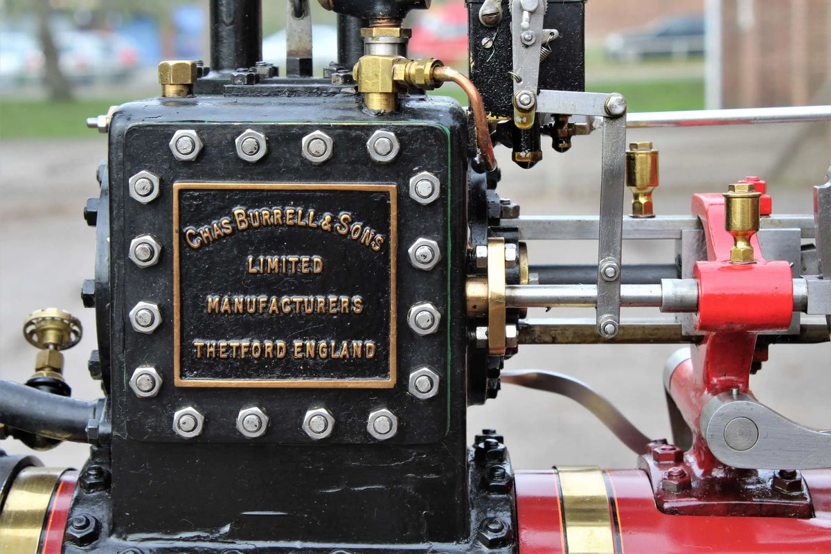 3 inch scale Burrell 6nhp agricultural engine with driving truck