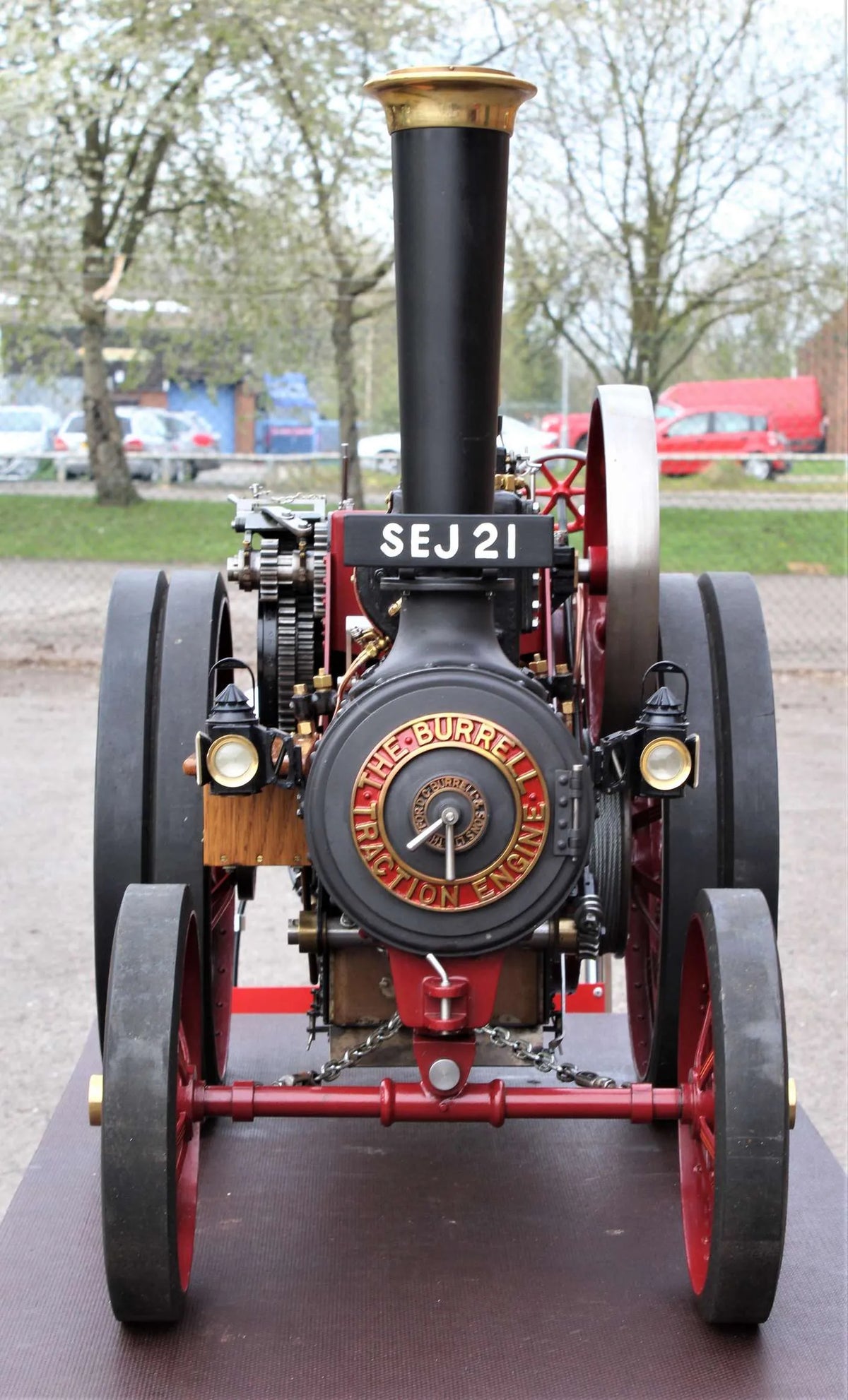 3 inch scale Burrell 6nhp agricultural engine with driving truck
