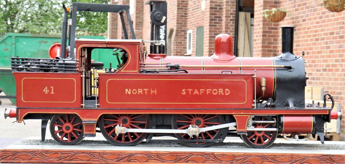 3 1/2 inch gauge North Staffordshire Railway 2-4-2T