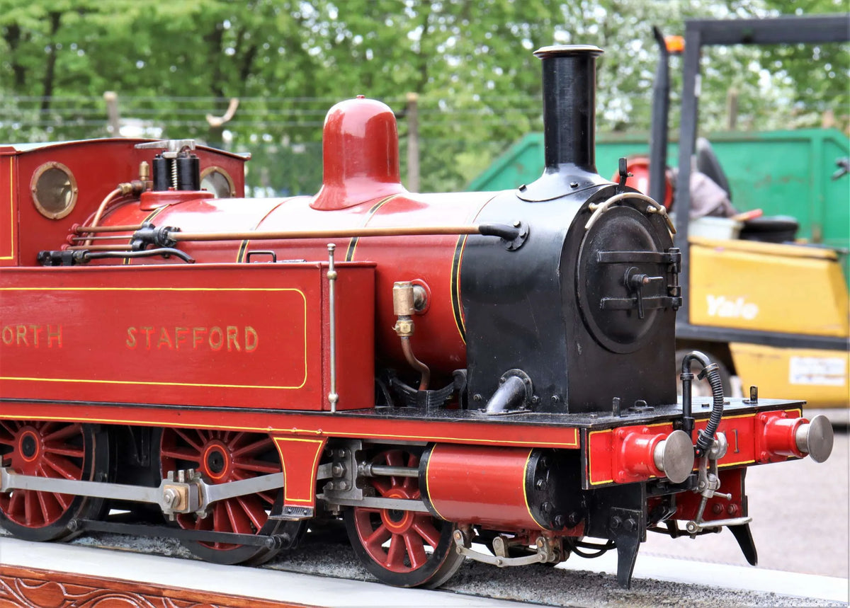 3 1/2 inch gauge North Staffordshire Railway 2-4-2T