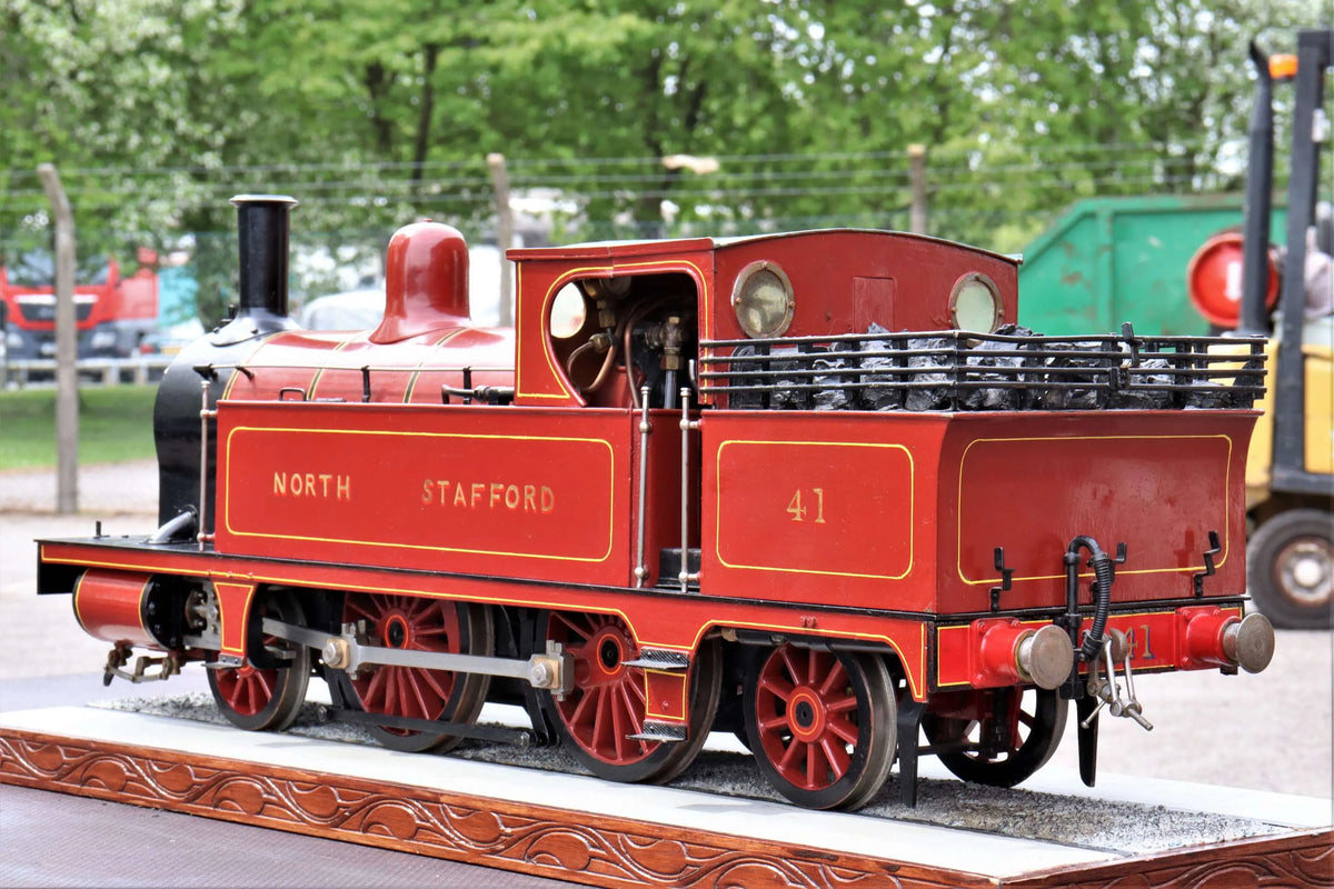 3 1/2 inch gauge North Staffordshire Railway 2-4-2T