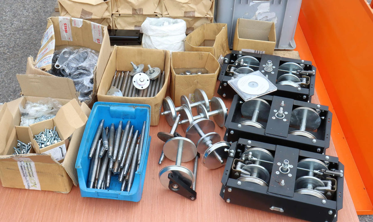 5 inch gauge raised level braked driving trucks