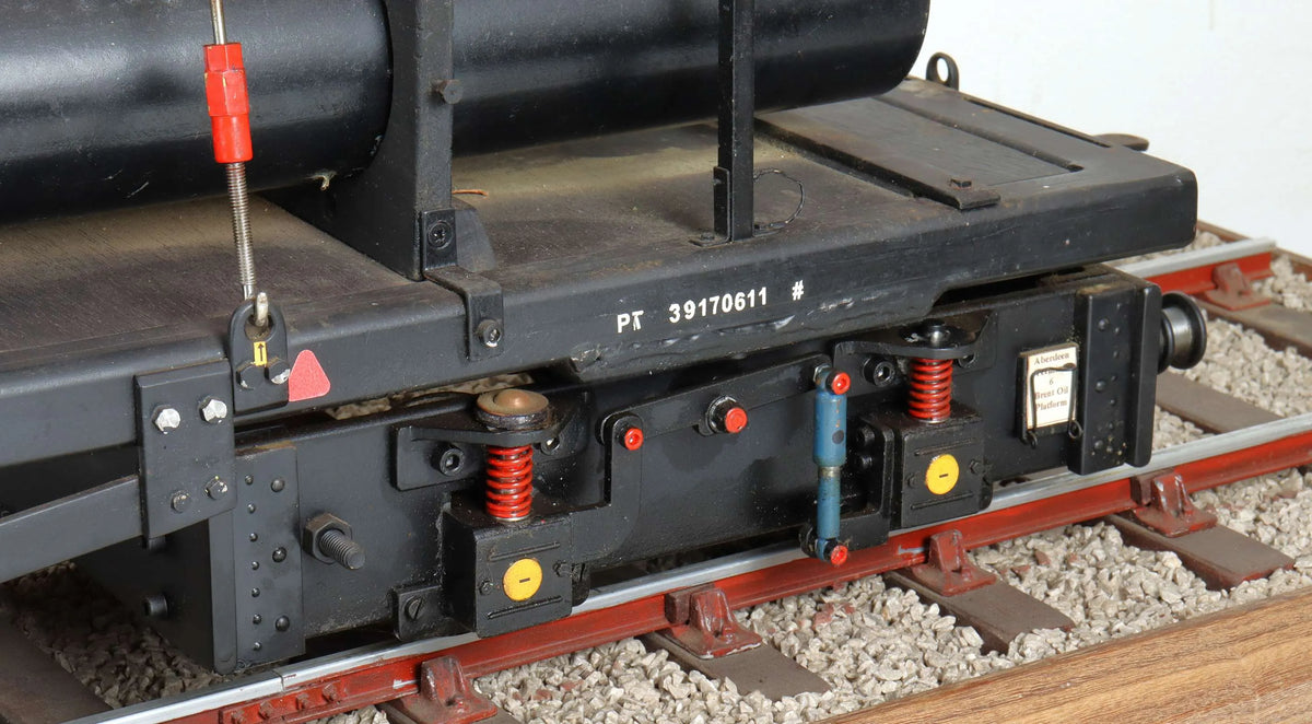 5 inch gauge bogie flat bed truck