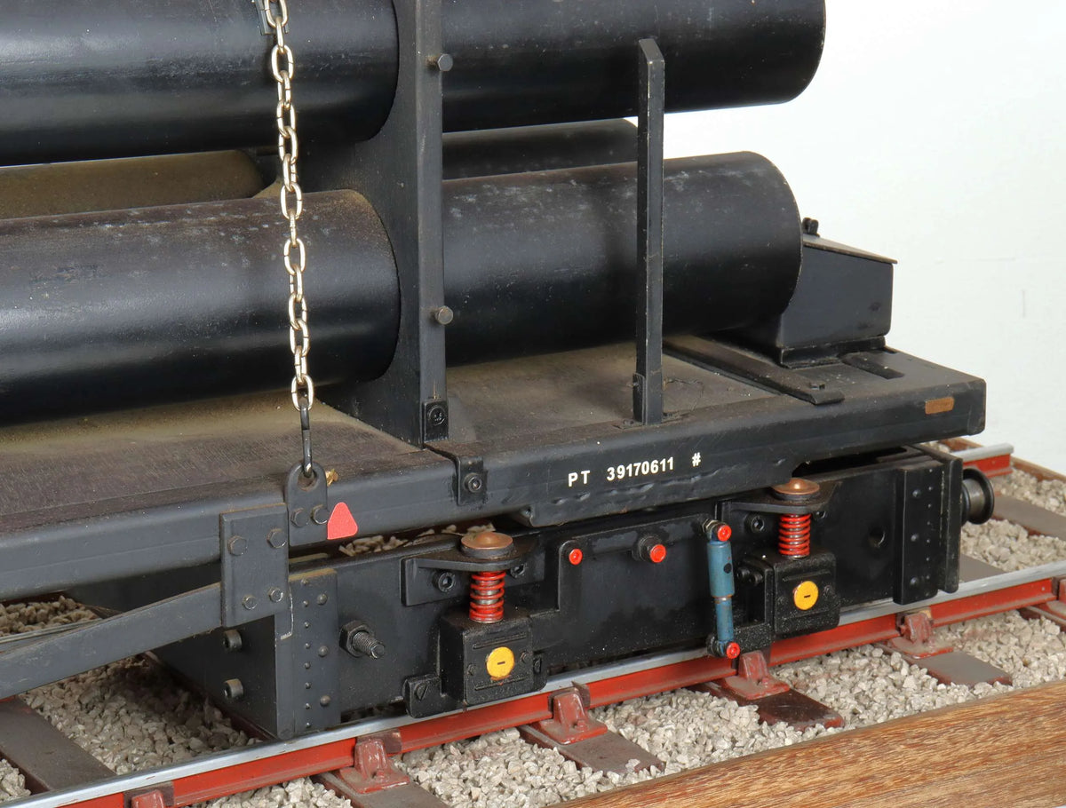 5 inch gauge bogie flat bed truck