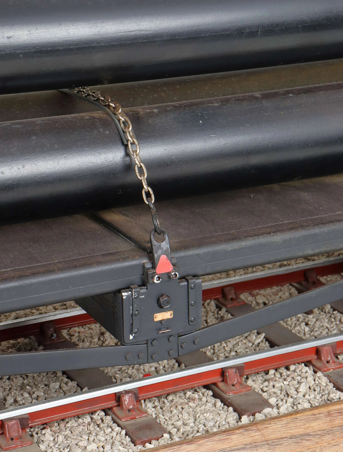 5 inch gauge bogie flat bed truck