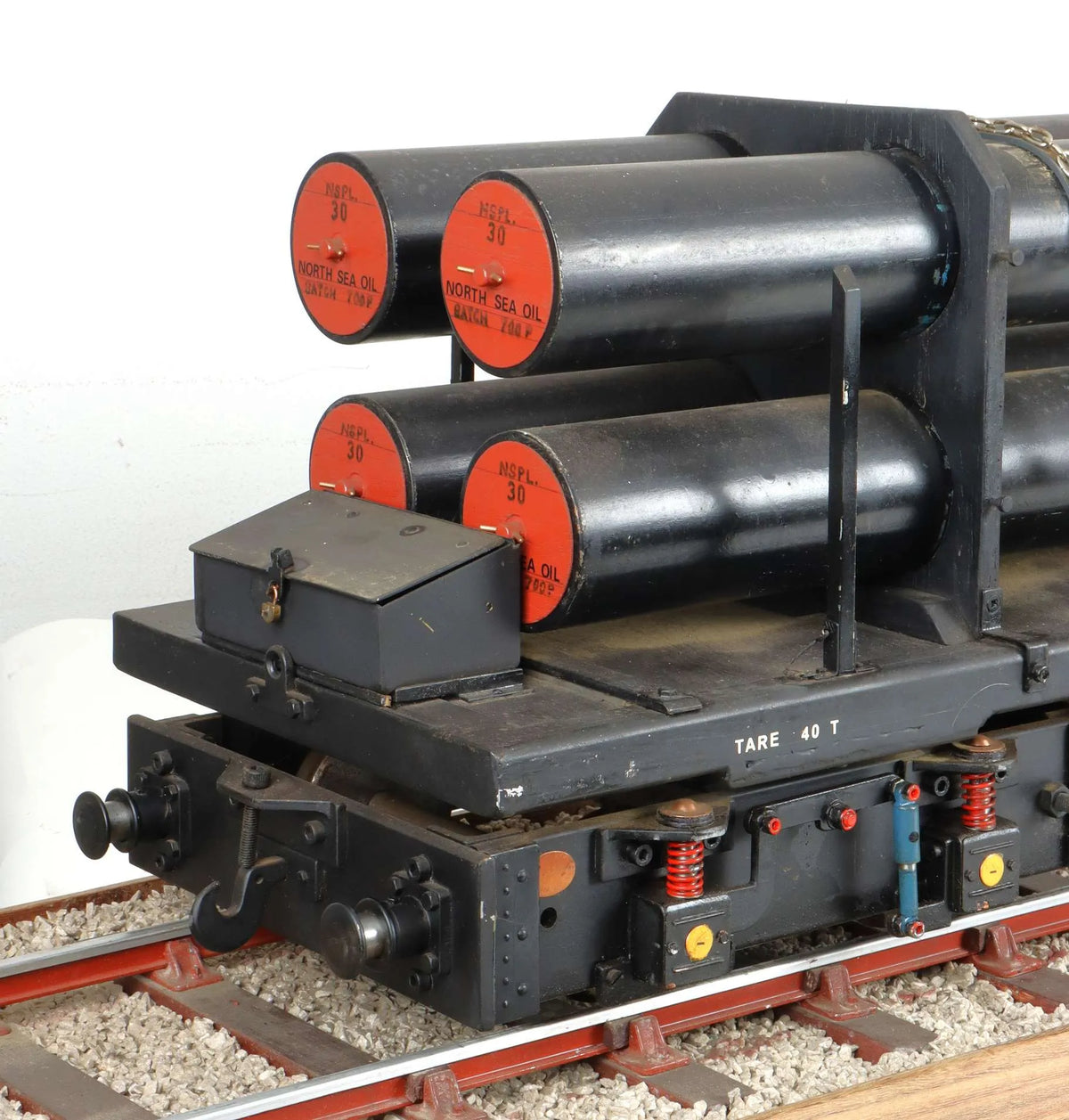 5 inch gauge bogie flat bed truck