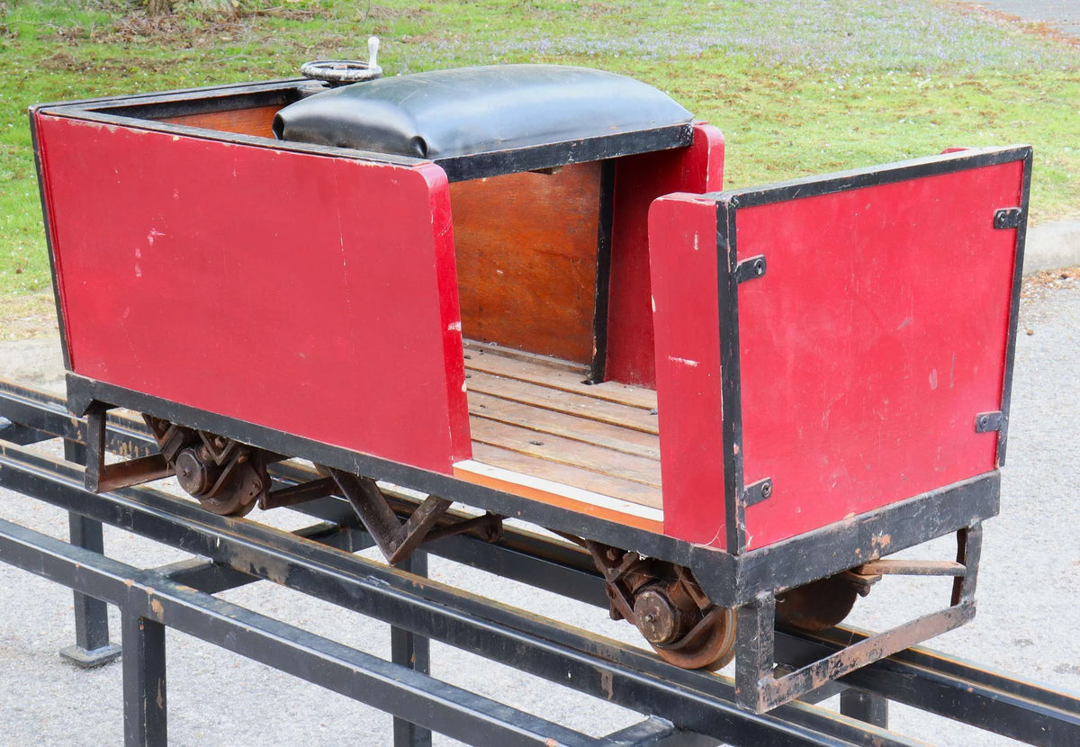 7 1/4 inch narrow gauge braked sit-in driving truck