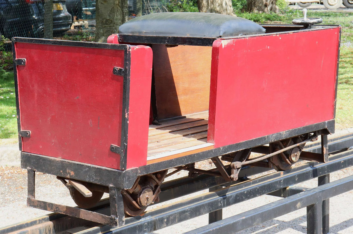 7 1/4 inch narrow gauge braked sit-in driving truck