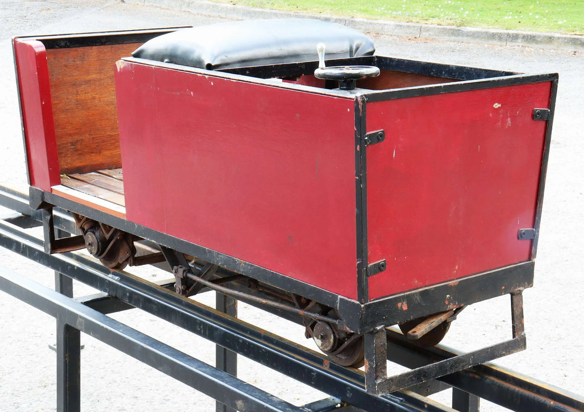 7 1/4 inch narrow gauge braked sit-in driving truck