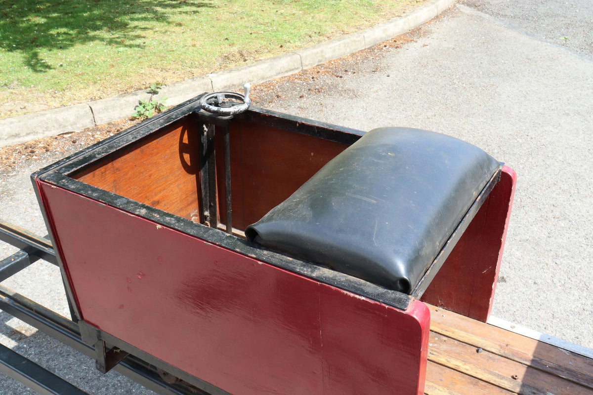 7 1/4 inch narrow gauge braked sit-in driving truck