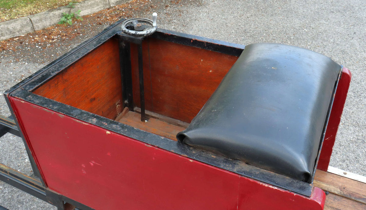 7 1/4 inch narrow gauge braked sit-in driving truck