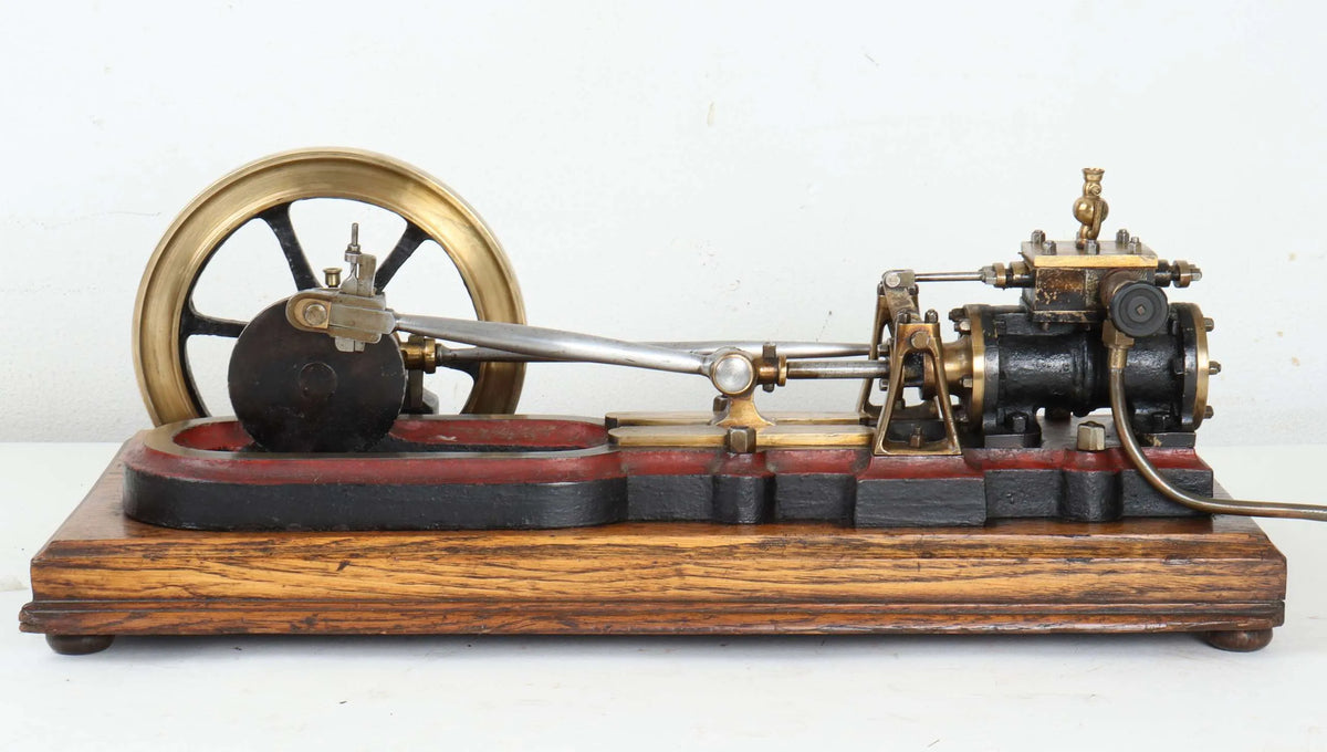 Vintage horizontal mill engine