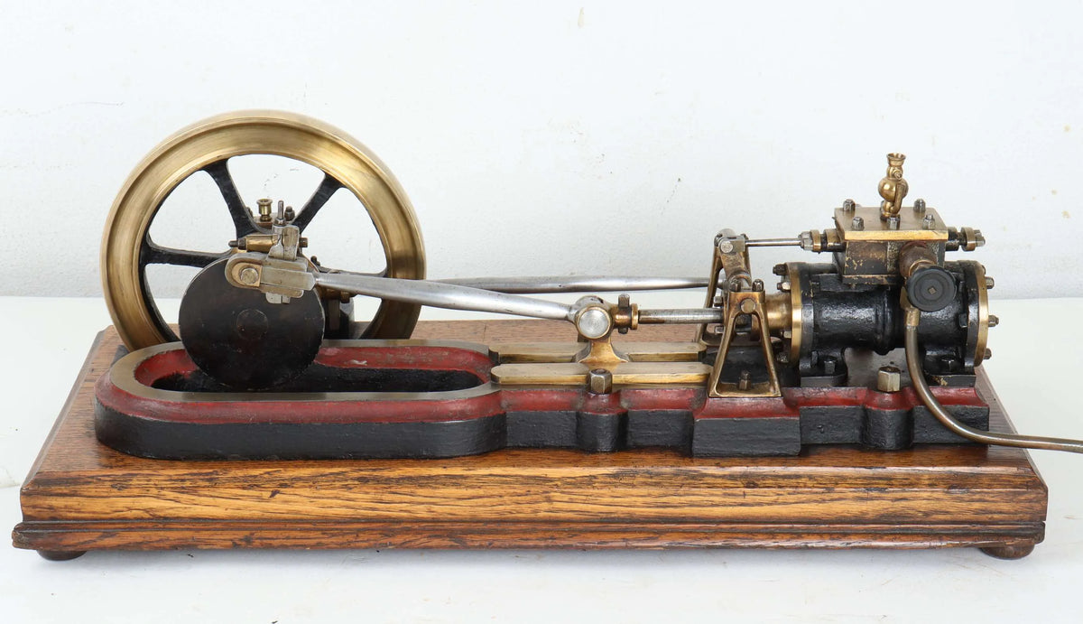 Vintage horizontal mill engine