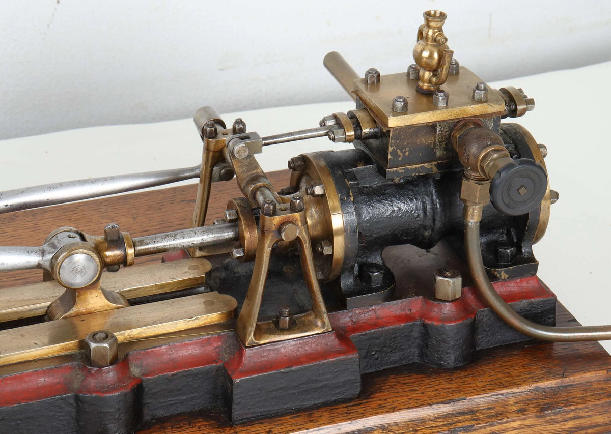 Vintage horizontal mill engine