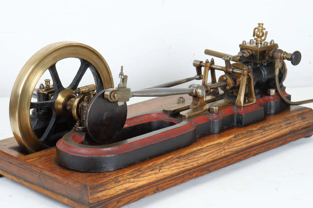 Vintage horizontal mill engine