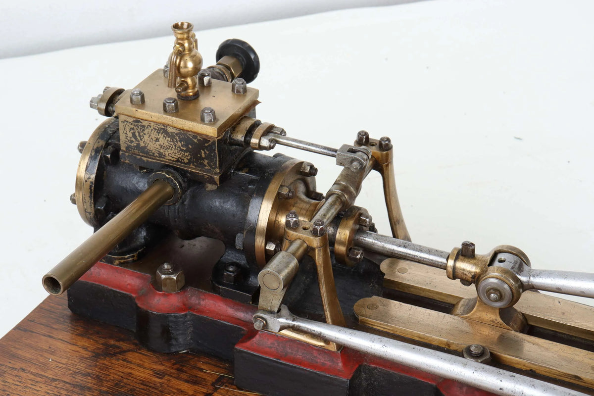Vintage horizontal mill engine