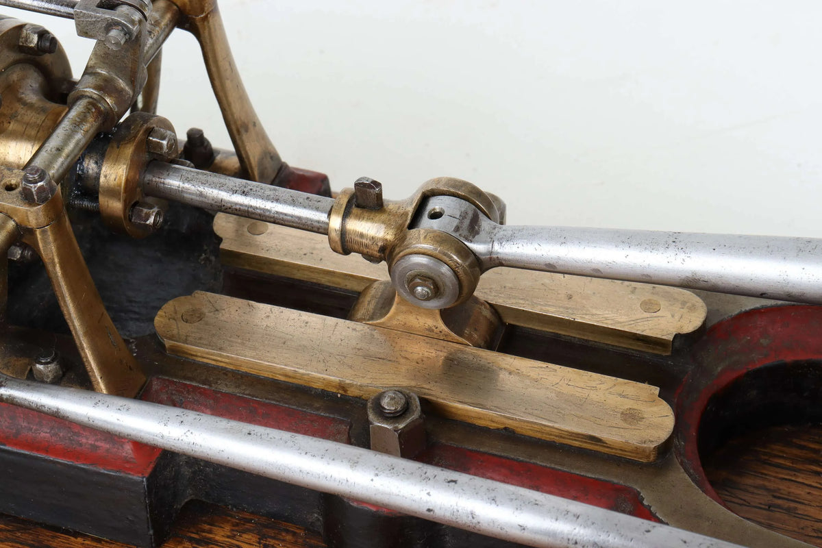Vintage horizontal mill engine
