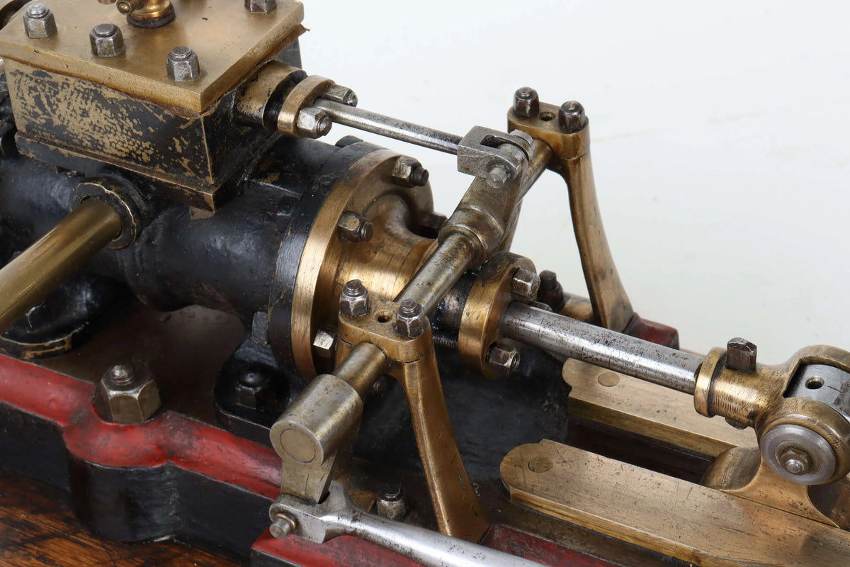 Vintage horizontal mill engine