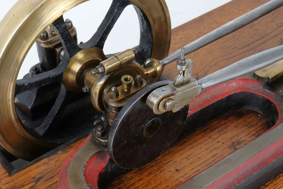 Vintage horizontal mill engine