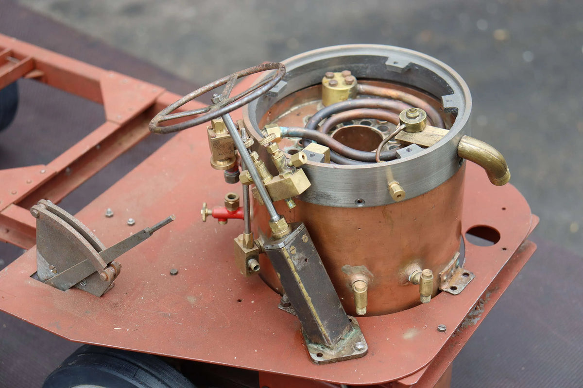 2 inch scale Clayton steam wagon with commercial boiler