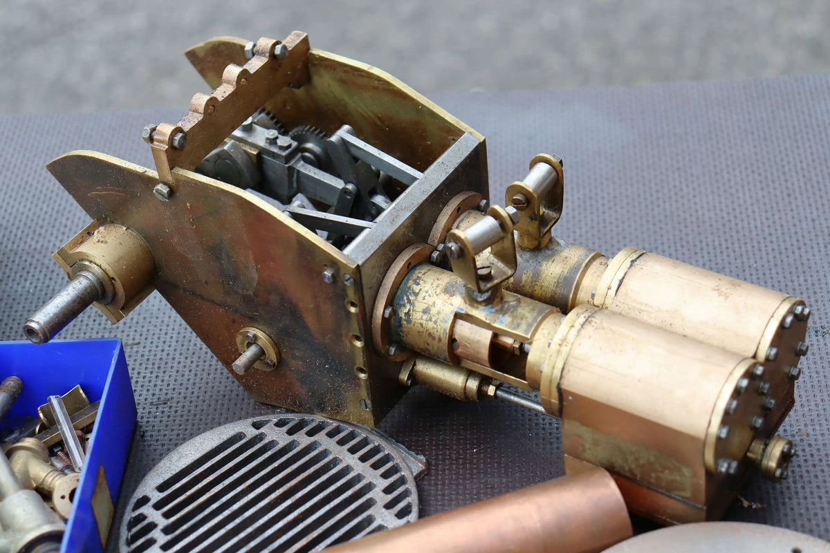 2 inch scale Clayton steam wagon with commercial boiler