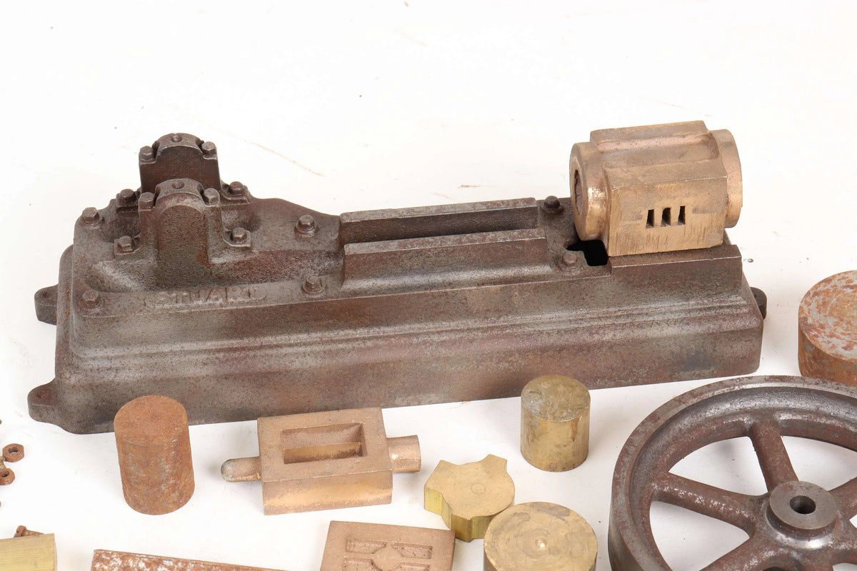 Stuart S50 mill engine castings