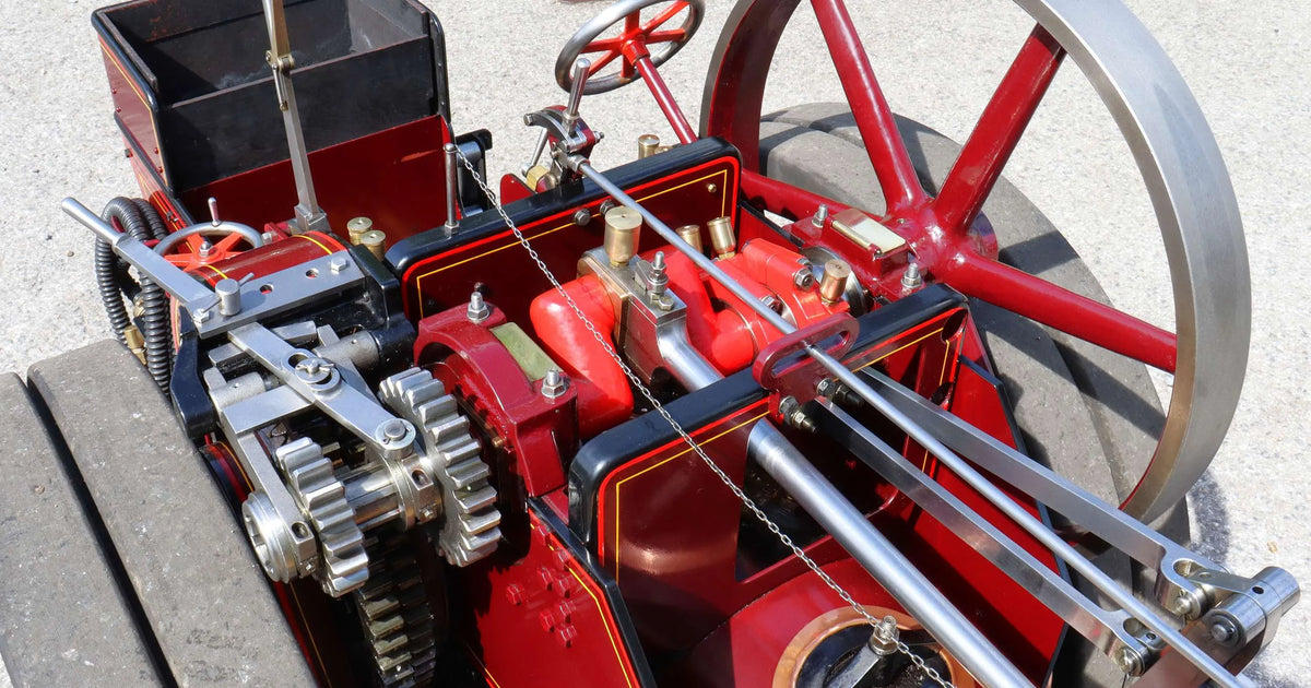 4 inch scale 6nhp Burrell agricultural engine with water bowser