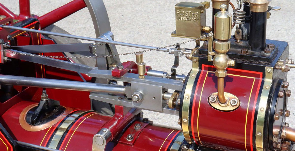 4 inch scale 6nhp Burrell agricultural engine with water bowser