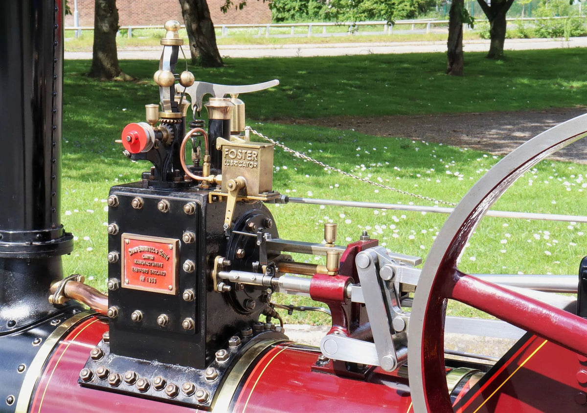 4 inch scale 6nhp Burrell agricultural engine with water bowser