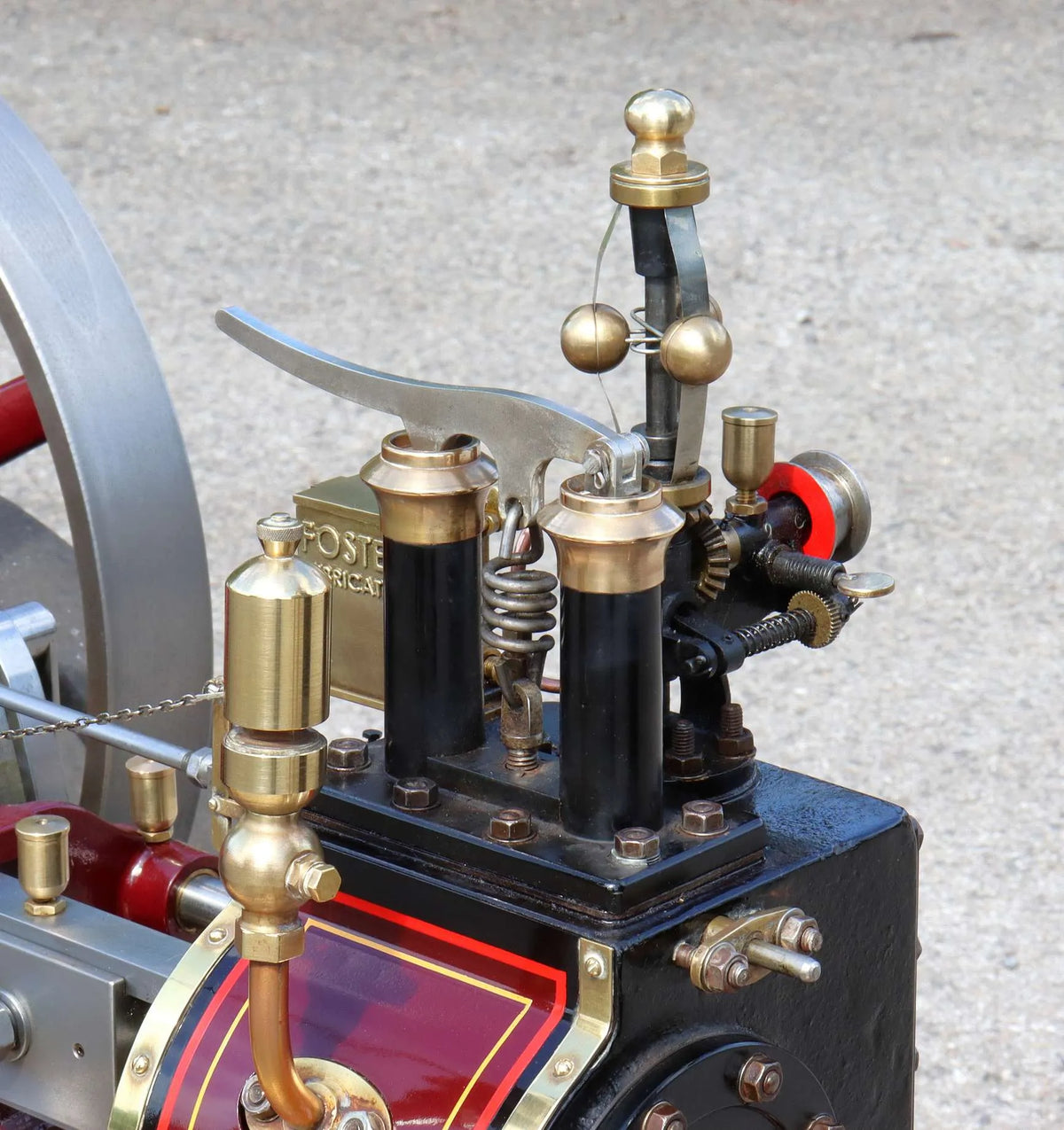 4 inch scale 6nhp Burrell agricultural engine with water bowser