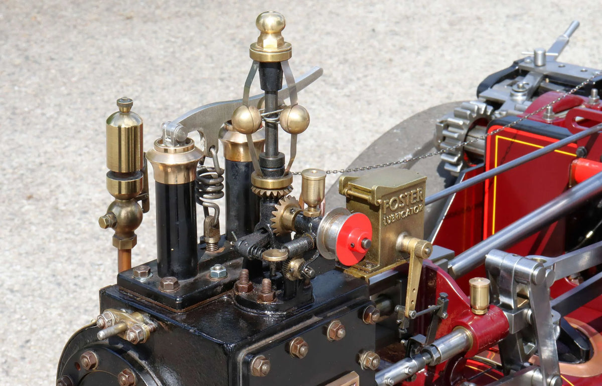 4 inch scale 6nhp Burrell agricultural engine with water bowser